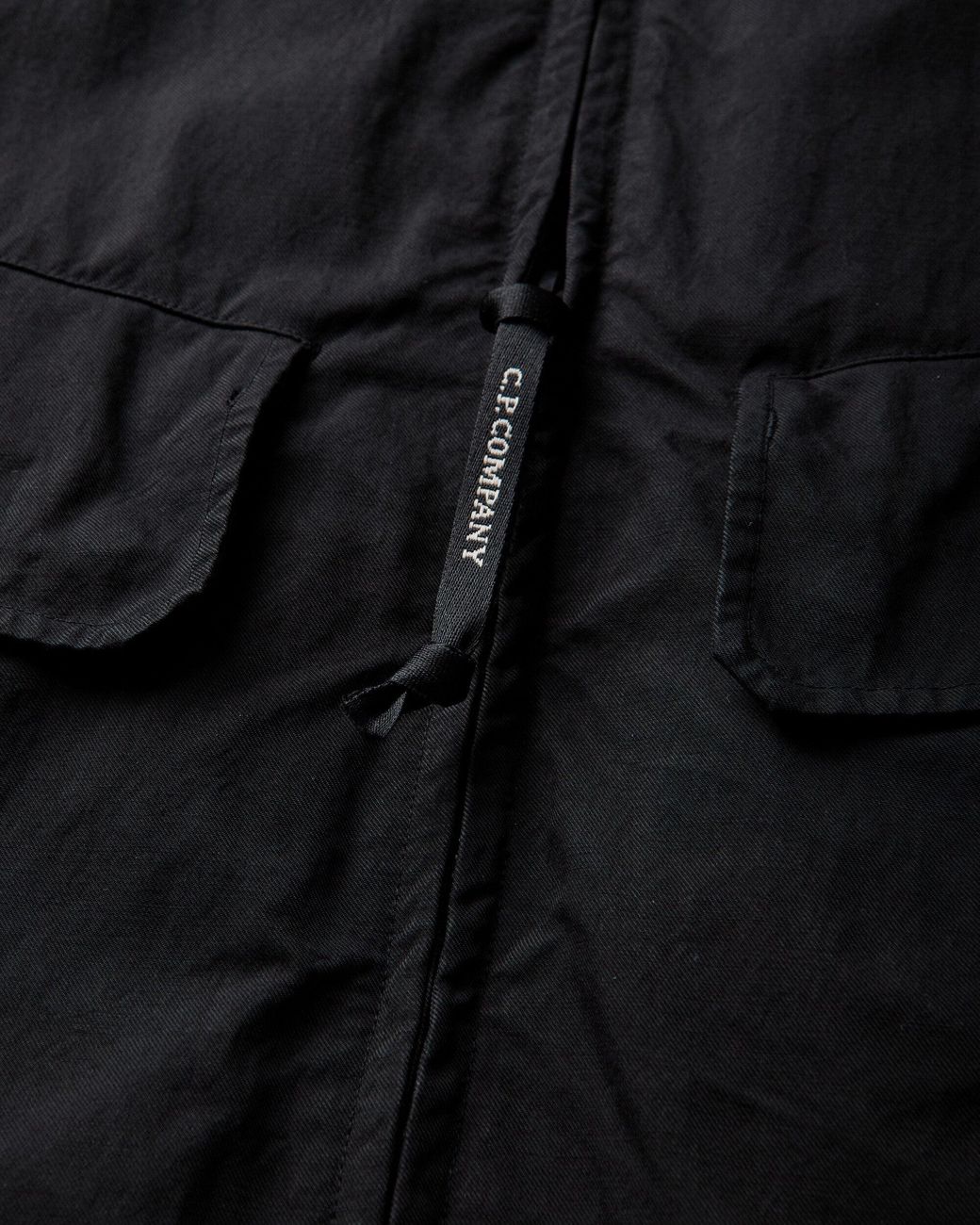 C P Company Black Men S Twill Mixed Explorer Jacket for men