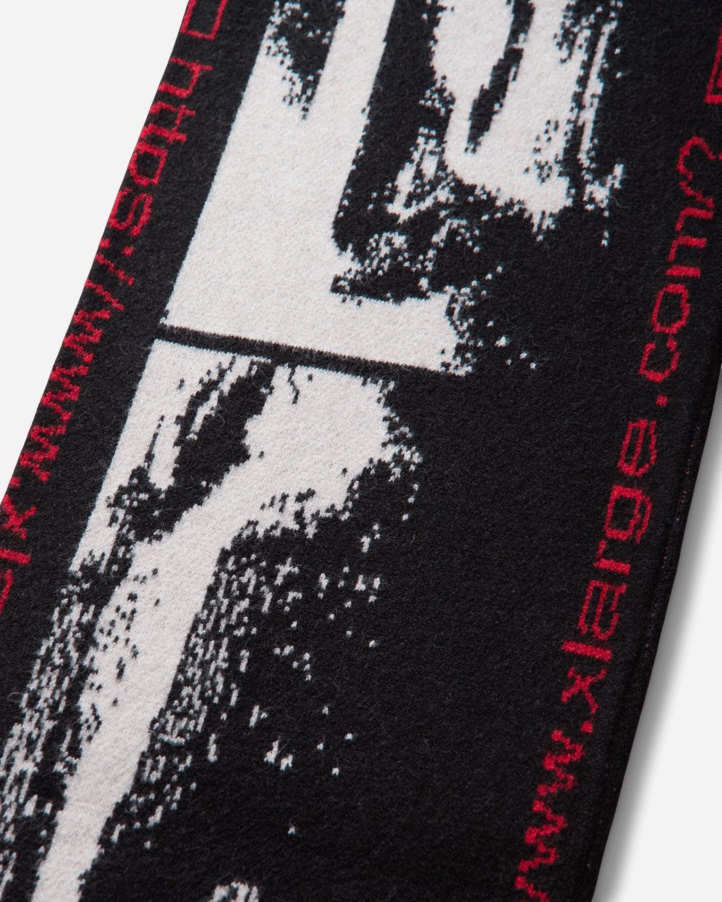 Xlarge Black Internet Scarf for men