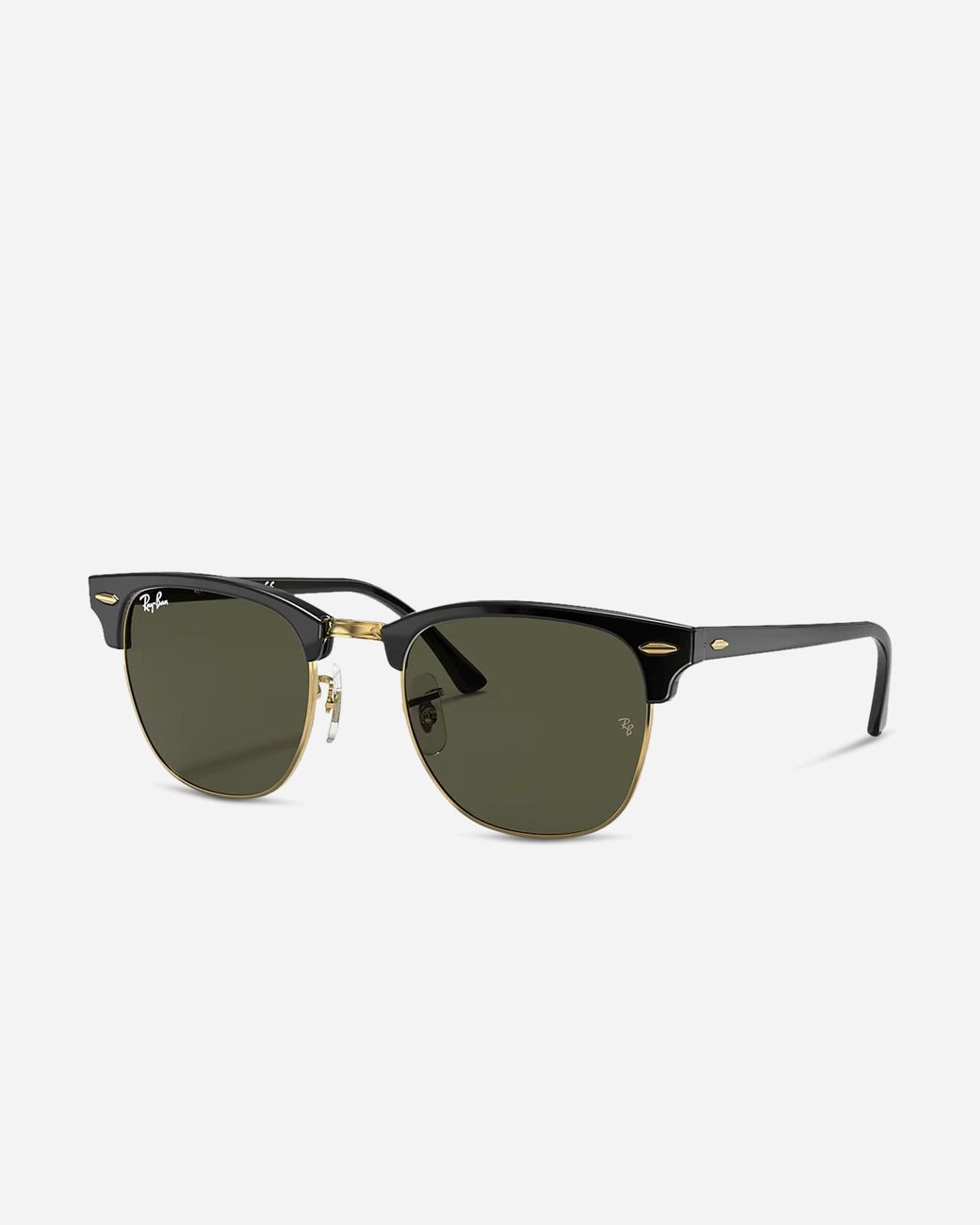 Ray-Ban Green Clubmaster Classic Sunglasses Polished G-15 for men