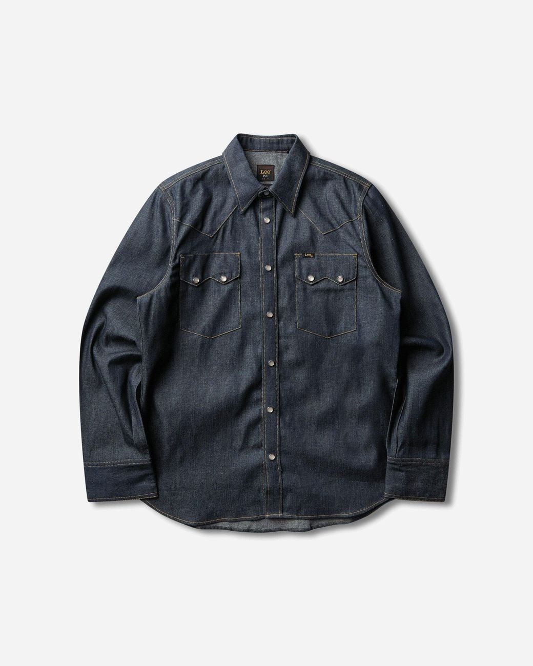 Lee Jeans Blue Men S 101 50s Western Shirt Dry for men