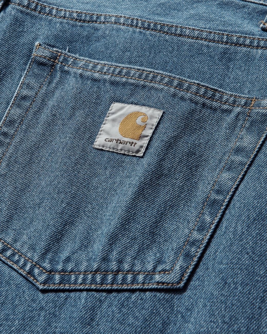 Carhartt Blue Landon Pants (Heavy Stone Wash) for men