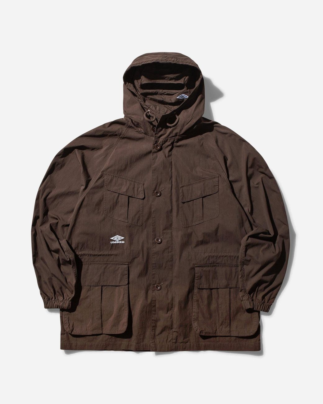 Umbro Brown S Masked Field Jacket Dark for men