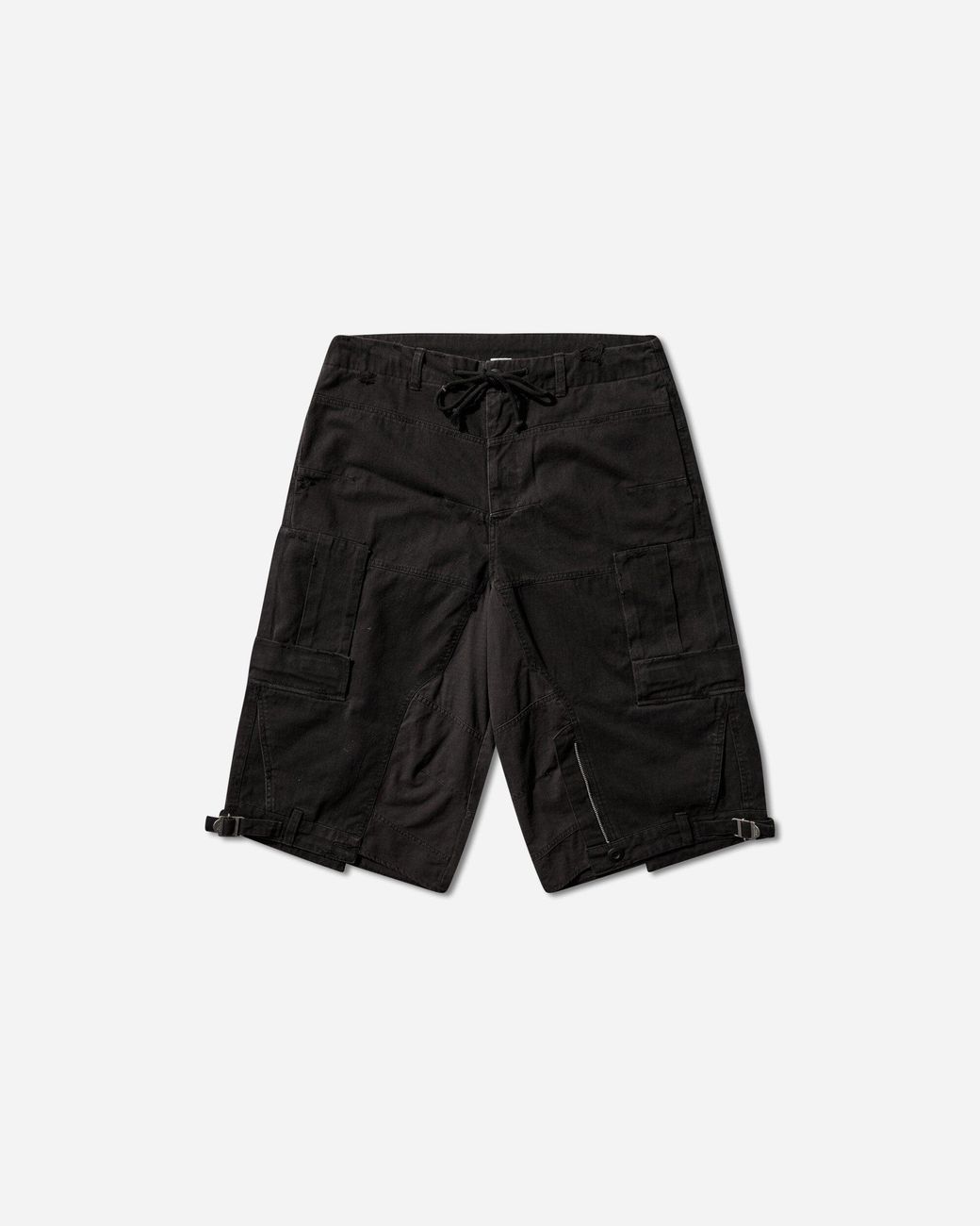 Protocol Index Black Upside-Down Cargo Shorts for men