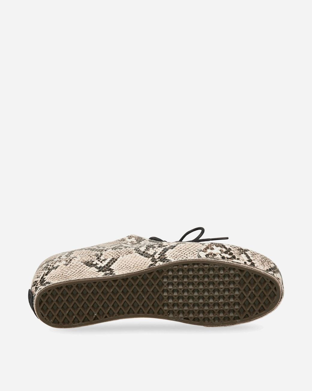 Vans White Premium Authentic Ease Python Sneakers Turtledove for men