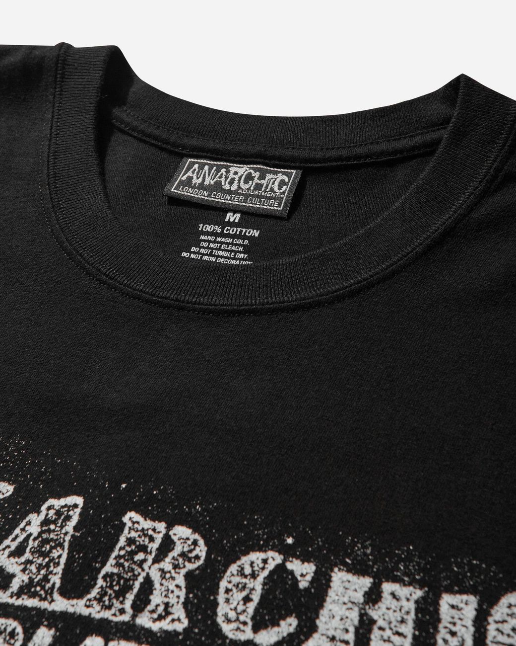 Neighborhood Anarchic Adjustment Ss-2 T-Shirt in Black for Neighborhood Anarchic Adjustment Ss-2 T-Shirt in Black for