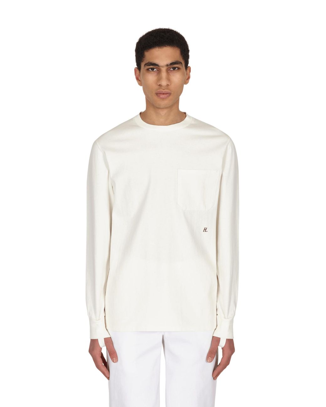 helmut lang long sleeve bomber shirt
