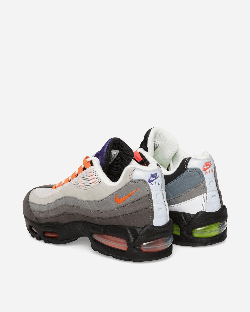 Nike Green Air Max 95 Big Bubble Greedy Sneakers Medium Ash for men