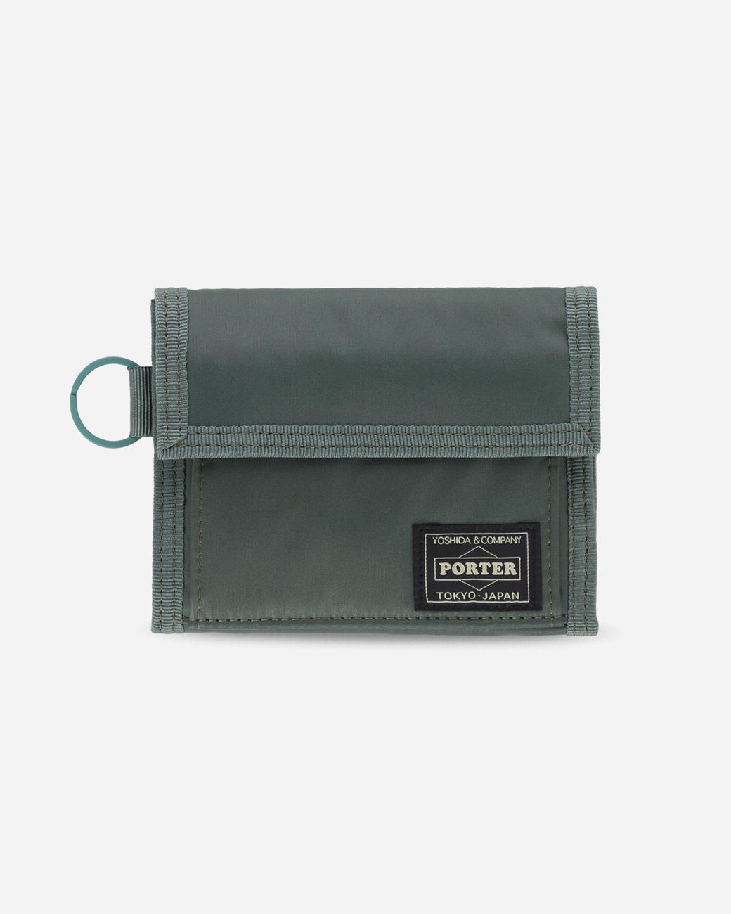 Porter-Yoshida and Co Gray Capsule Wallet Khaki for men