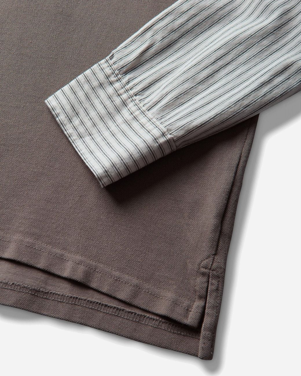 Protocol Index Gray S Layered Polo Shirt Taupe for men