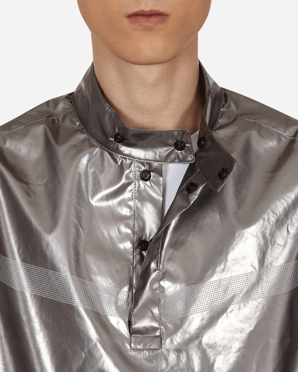 SLAM JAM Gray Devo Reverse Evolution Track Top for men