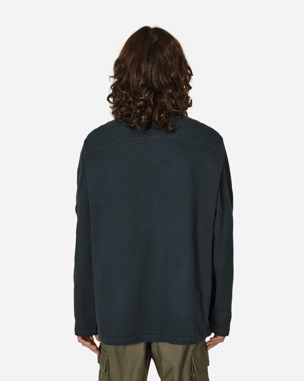 Cav Empt Overdye Forward Line Heavy Longsleeve T-Shirt in Blue for
