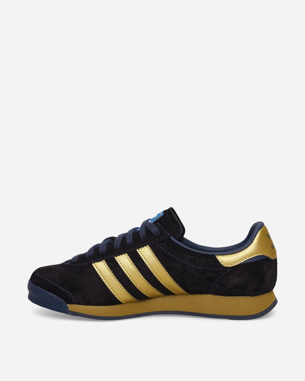 Adidas Black Samoa Ii Spzl Sneakers Tech Indigo / Matte Gold for men