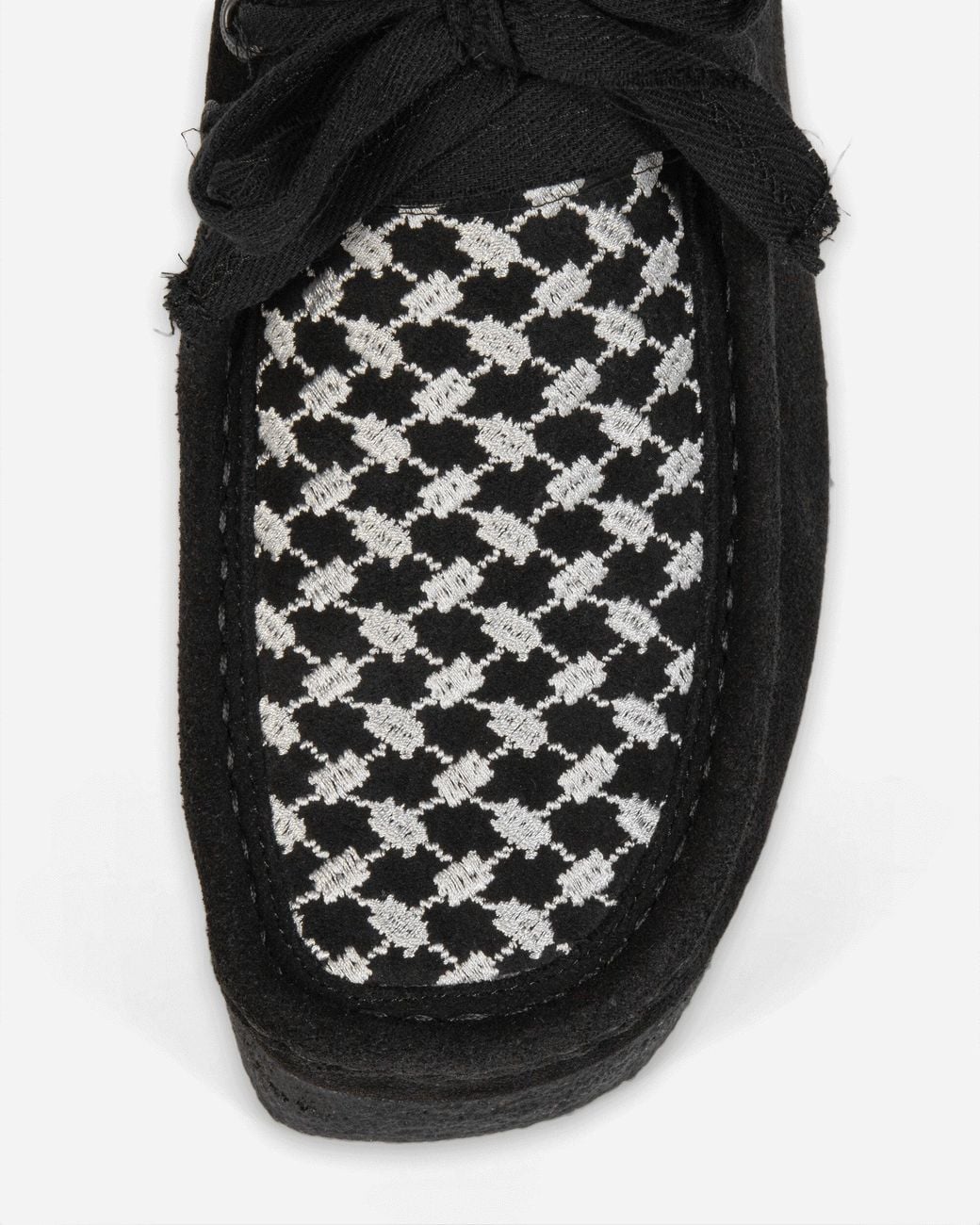 Clarks Black Slam Jam Wallabee Shoes for men