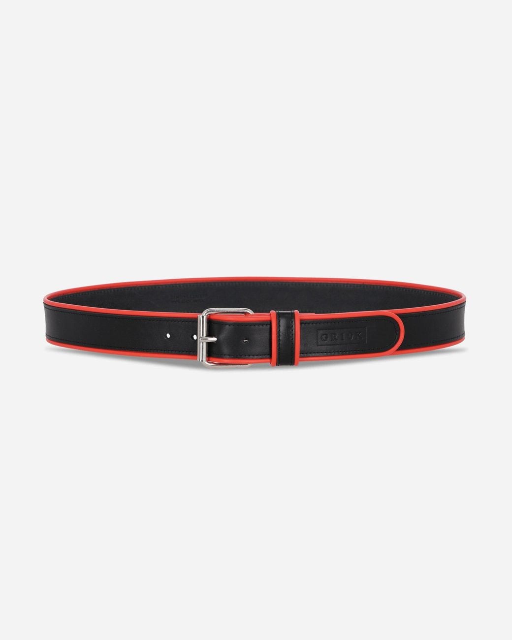 GR10K White Piping Leather Belt for men