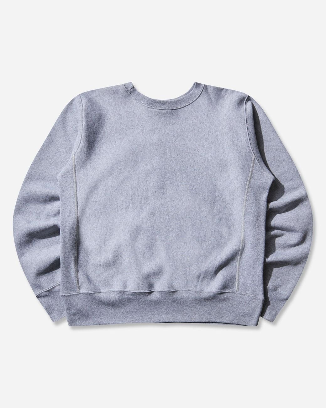 Champion Blue Men S Made In Usa Reverse Weave Relaxed Sweatshirt Oxford Gray for men