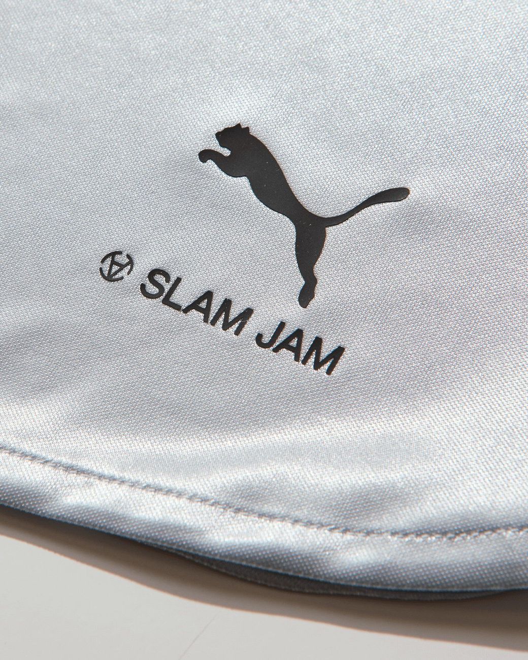 PUMA Gray Ac Milan X Slam Jam Shorts for men