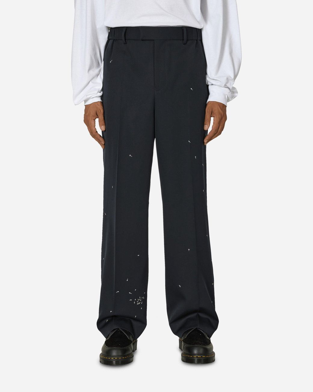 Undercover Black Pleated Pants Dark for men