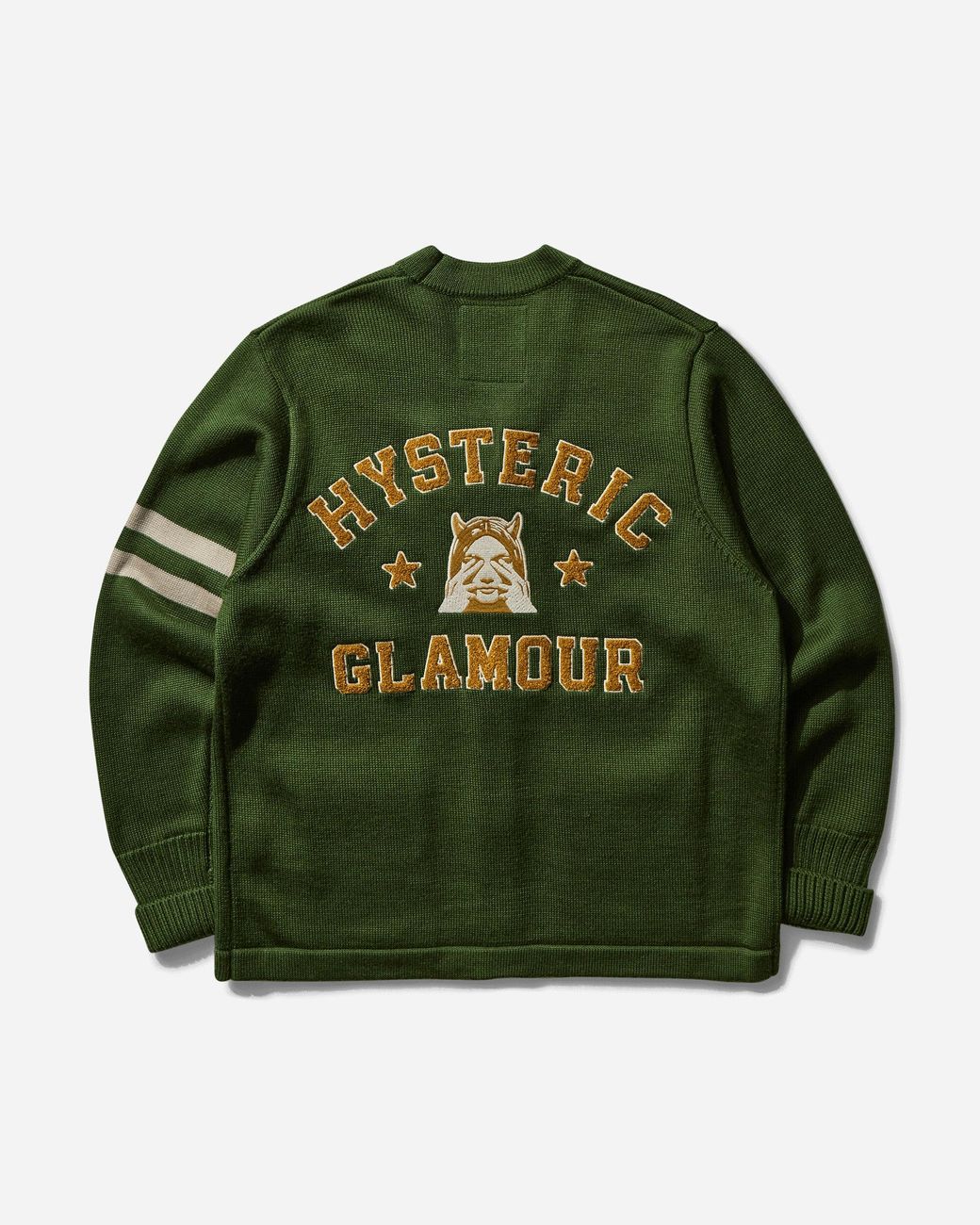 Hysteric Glamour S See No Evil Cardigan in Green for Men | Lyst Hysteric Glamour S See No Evil Cardigan in Green for Men | Lyst