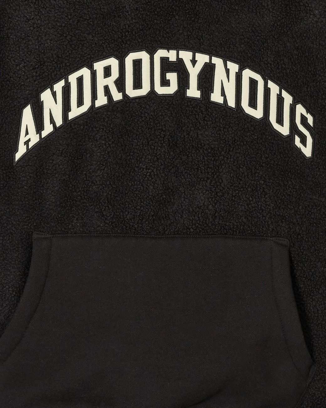 Pleasures Black Androgynous Hooded Sweatshirt for men
