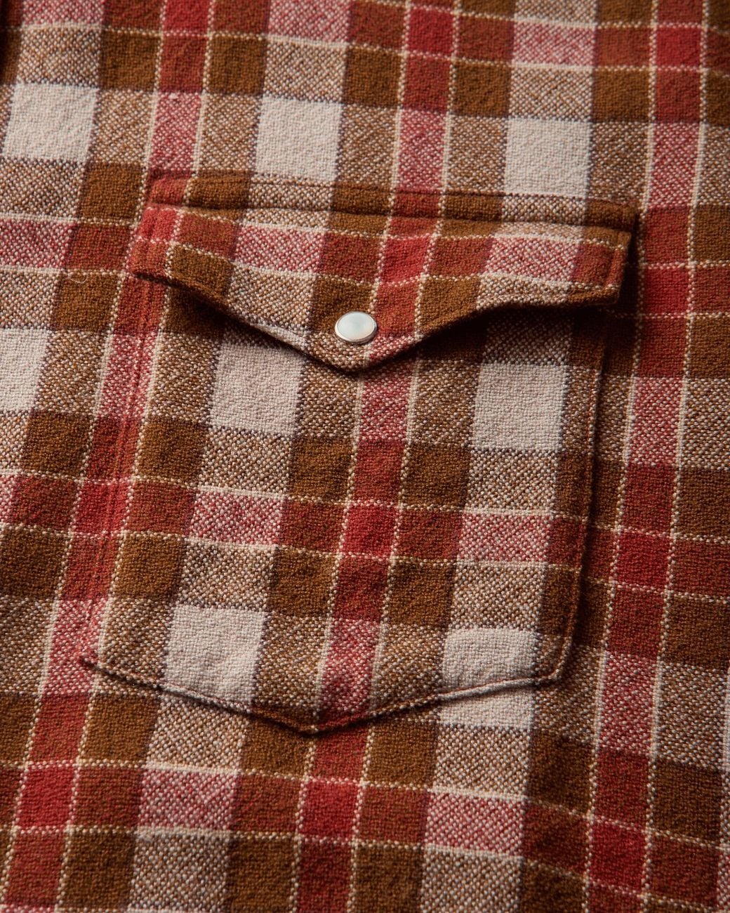 Visvim Brown S Meridian Check Longsleeve Shirt for men