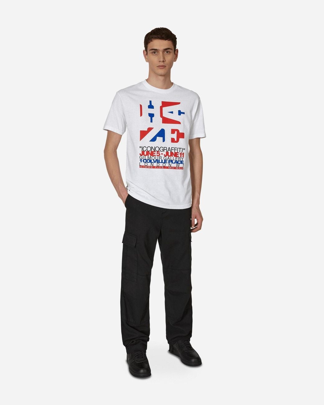 Pleasures White Gallery T-Shirt for men