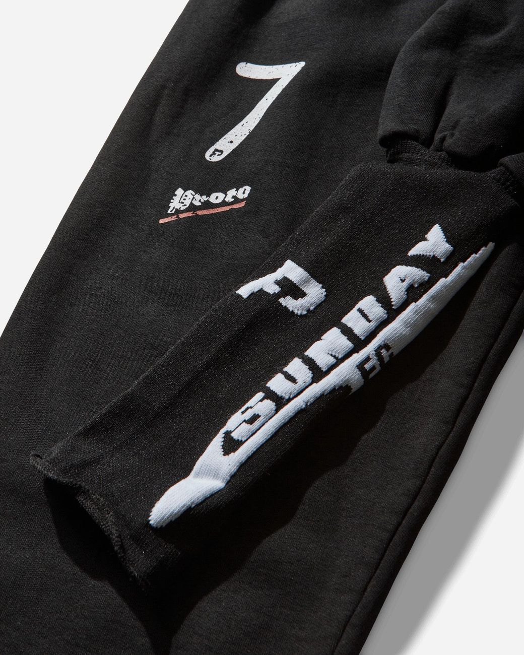PROTOTYPES Black Stirrup Sweatpants for men