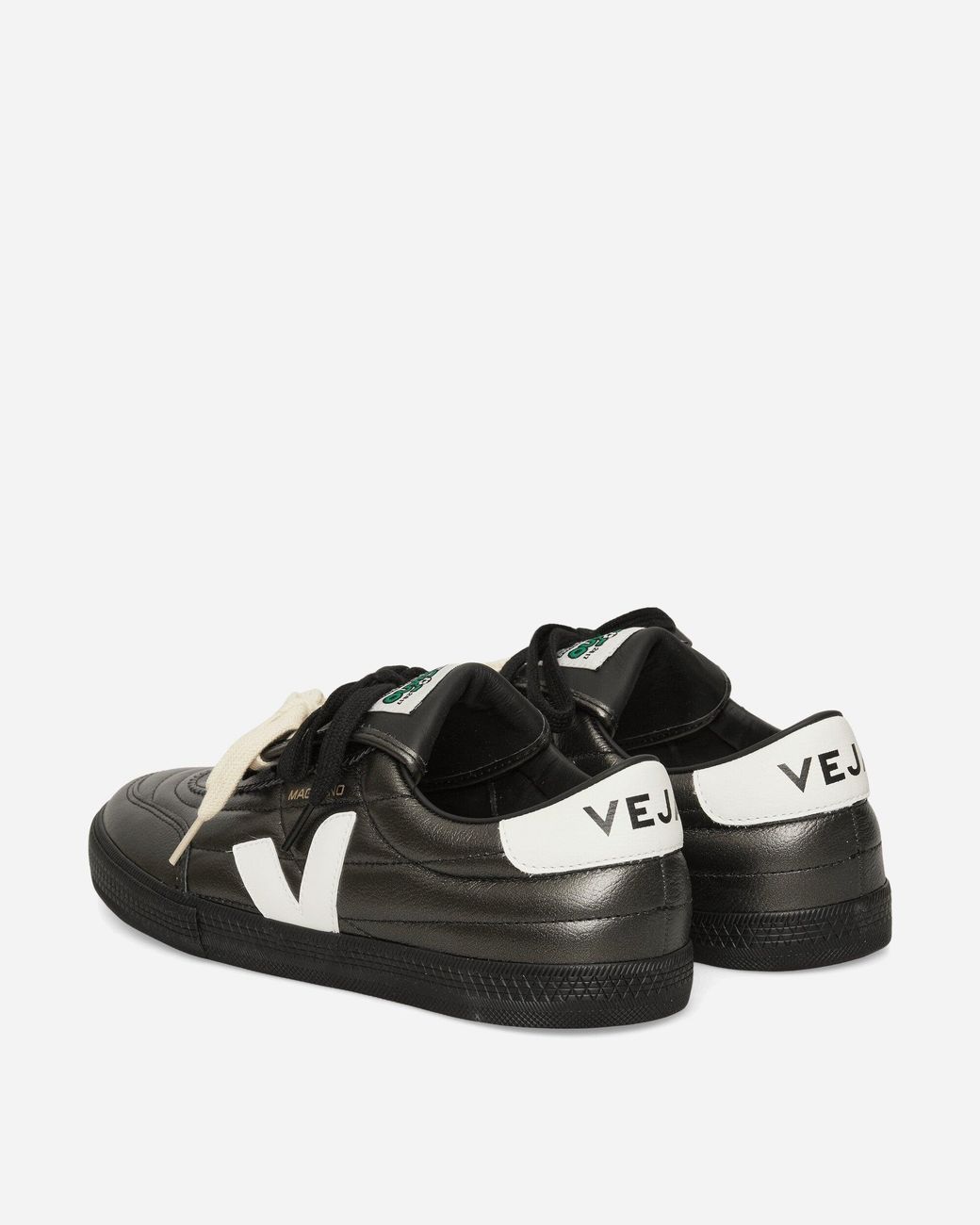 Magliano Black Veja Panenka Leather Sneakers Titanium for men