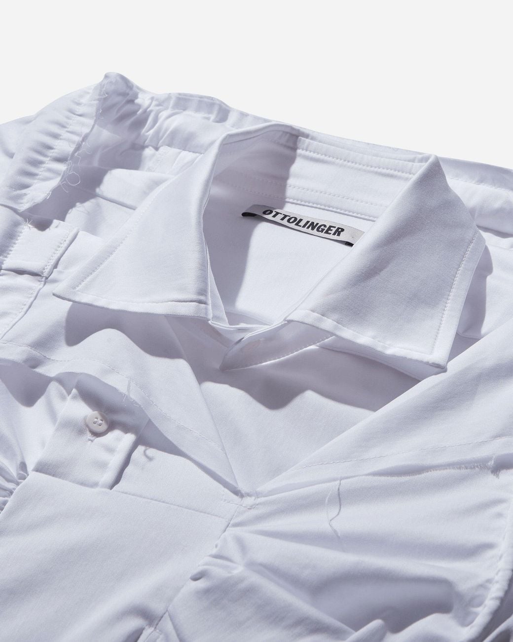 OTTOLINGER Blue Deconstructed Lavallière Blouse