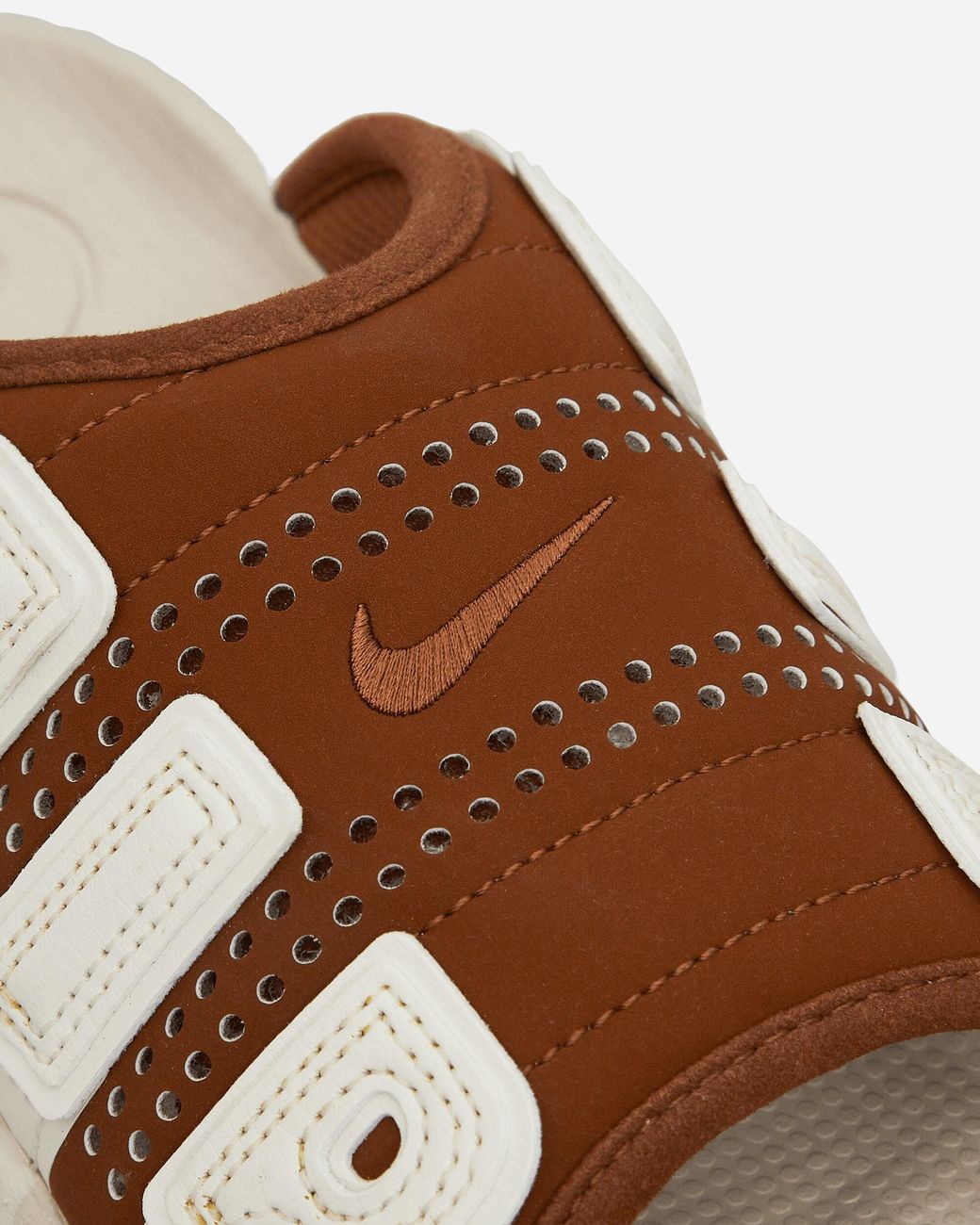 Nike Air More Uptempo Slides Light British Tan Sail for Men Lyst UK