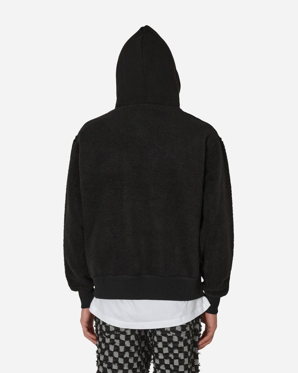 Pleasures Black Androgynous Hooded Sweatshirt for men
