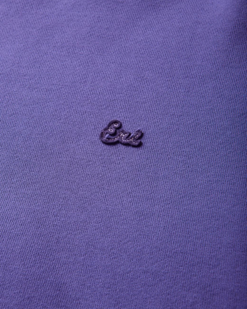 ERL Purple Script Hoodie for men