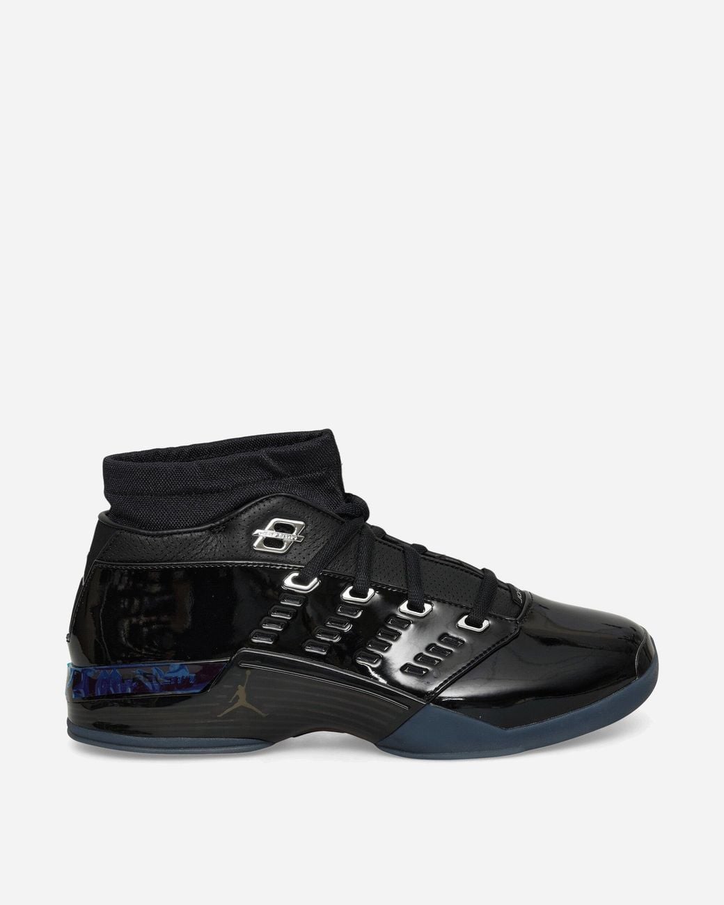 Nike Black Air Jordan 17 Low Sneakers Metallic for men