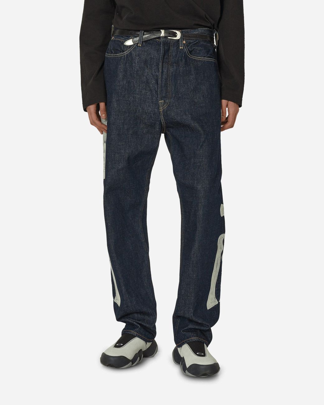 Kapital 12.5Oz Denim Mexican Tuxedo 5P Okagilly Pants in Kapital 12.5Oz Denim Mexican Tuxedo 5P Okagilly Pants in