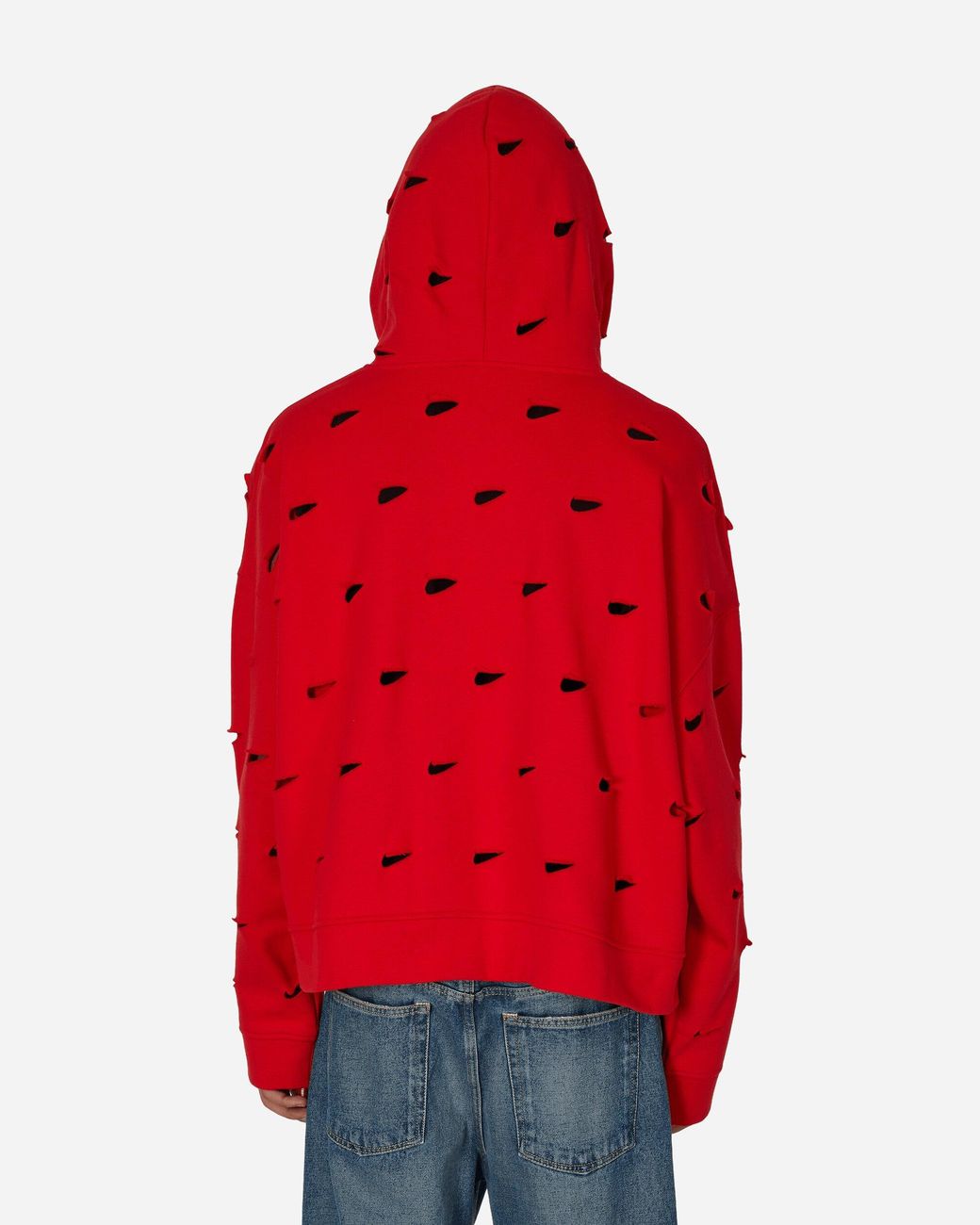Nike Jacquemus Swoosh Hoodie University in Red for Men Lyst UK