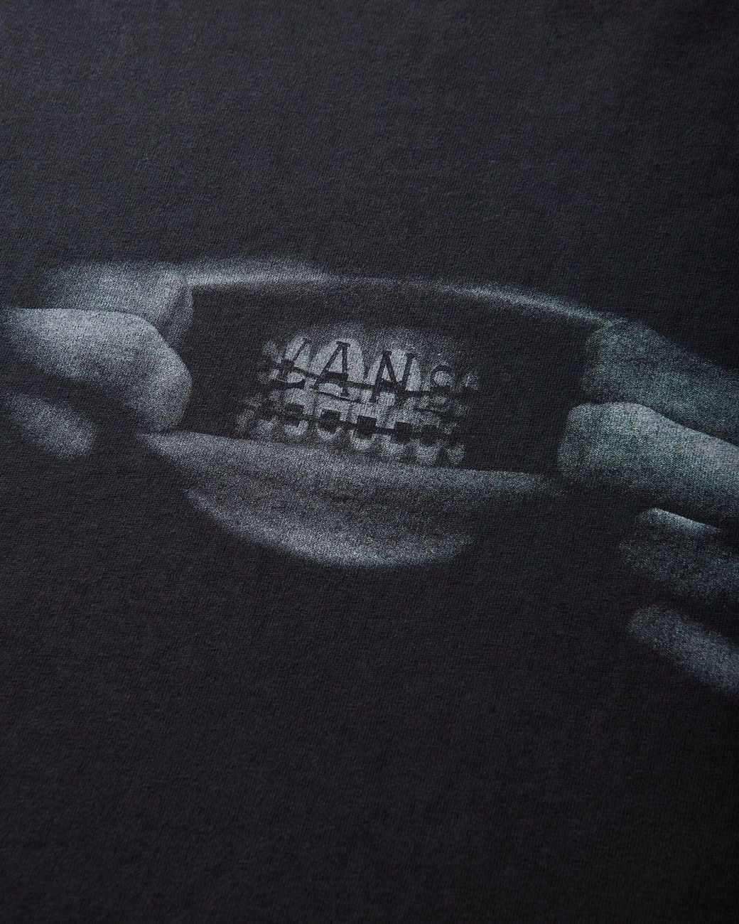 Vans Black Act Of Disagreement Braces T-Shirt for men