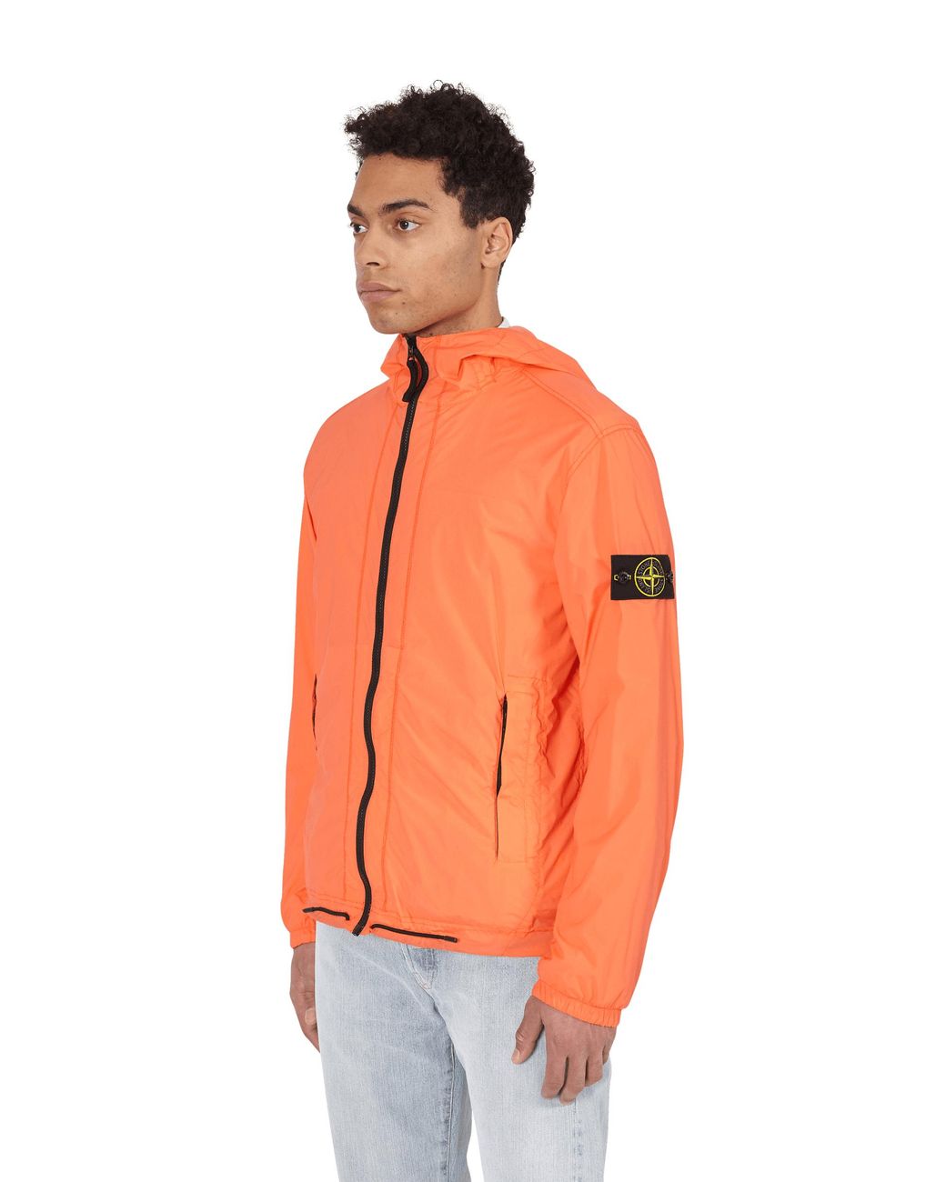 stone island puffer jacket orange