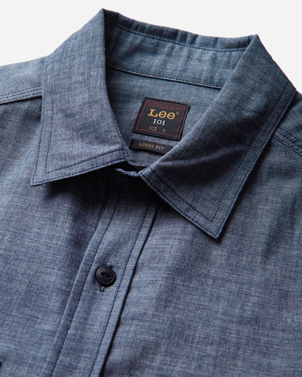 Lee Jeans Blue Men S 101 Heritage Workwear Relaxed Shirt Dry for men
