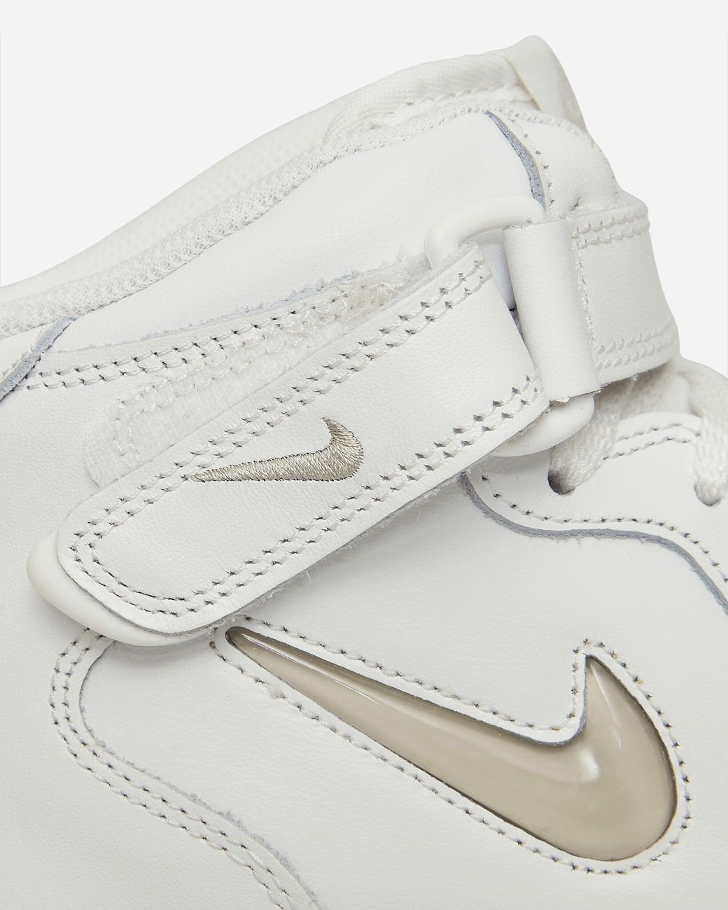 Nike Air Force 1 Mid-top Leather Trainers in White for Men | Lyst