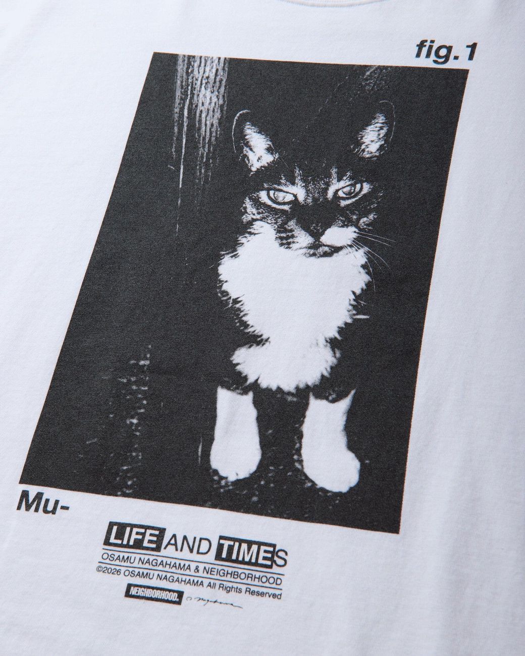 Neighborhood White S Osamu Nagahama Ss-2 T-Shirt for men
