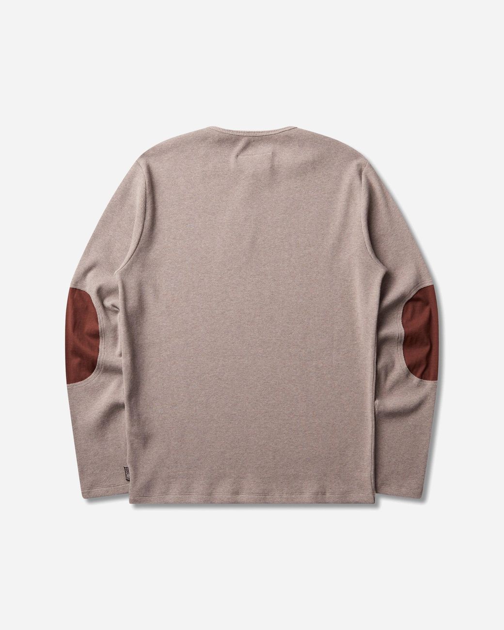 MM6 by Maison Margiela Gray Elbow Patch Sweater Taupe for men