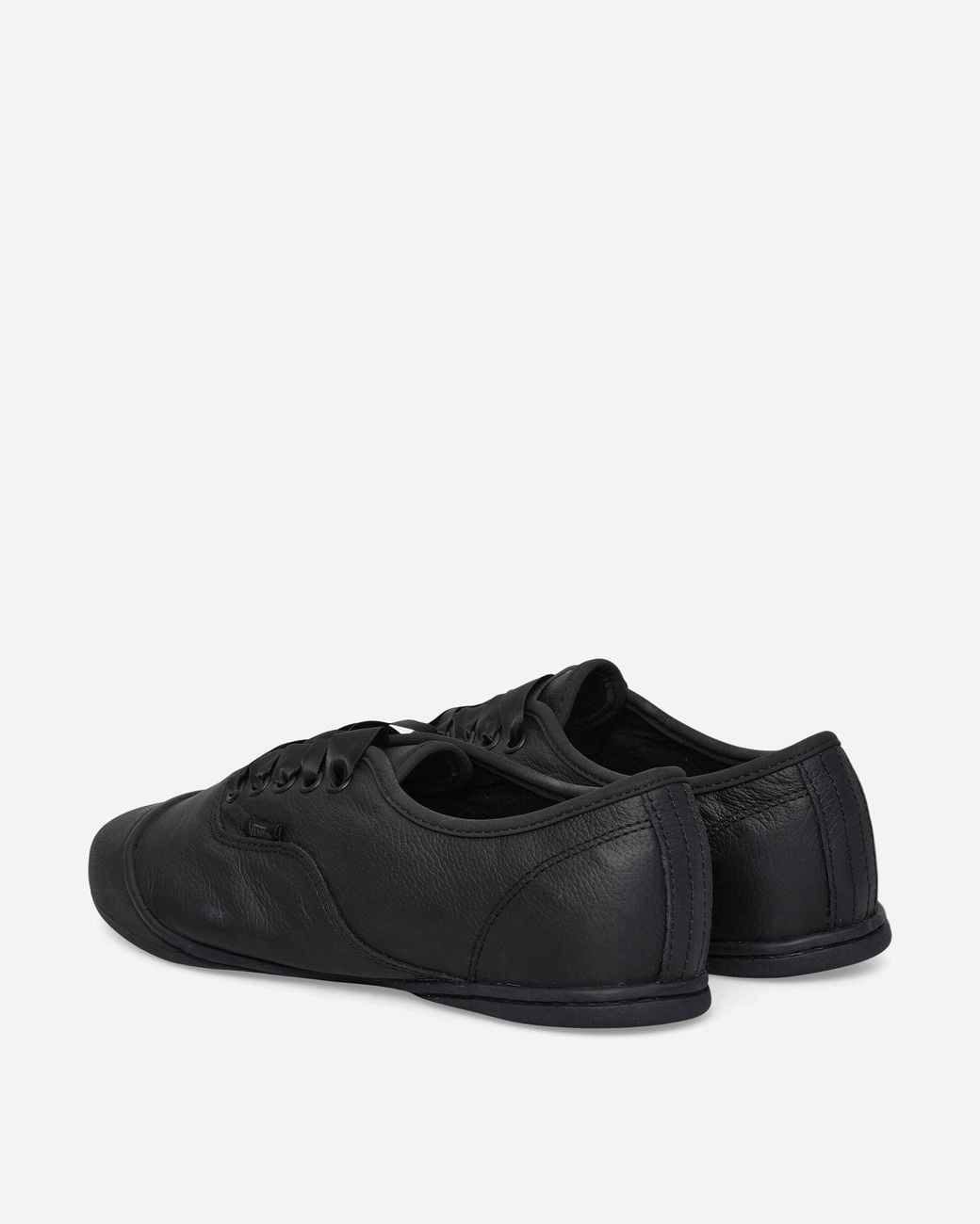 Vans Black Authentic Prima Leather Sneakers for men