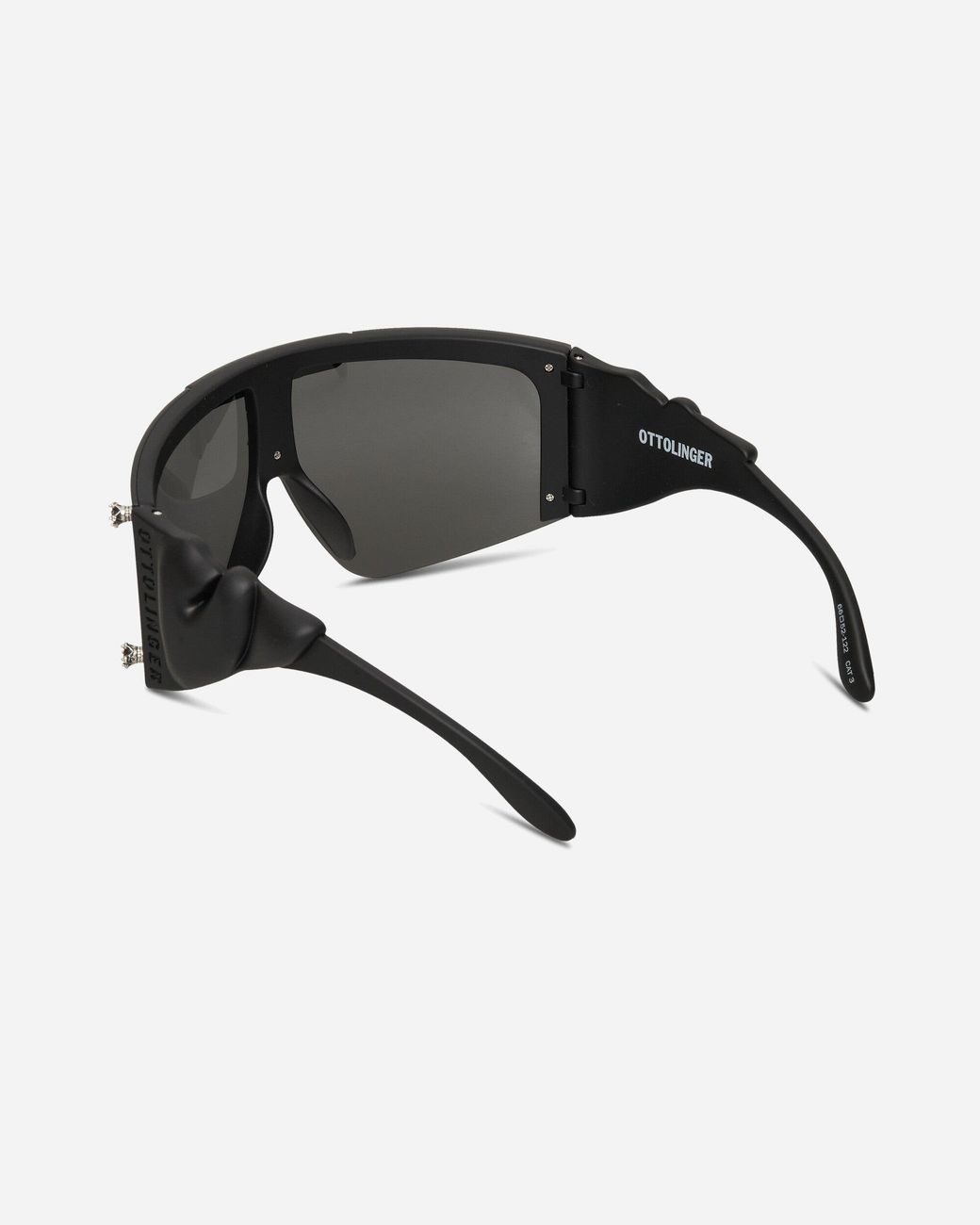 OTTOLINGER Gray Gem-Stud Knotted Sunglasses Matte