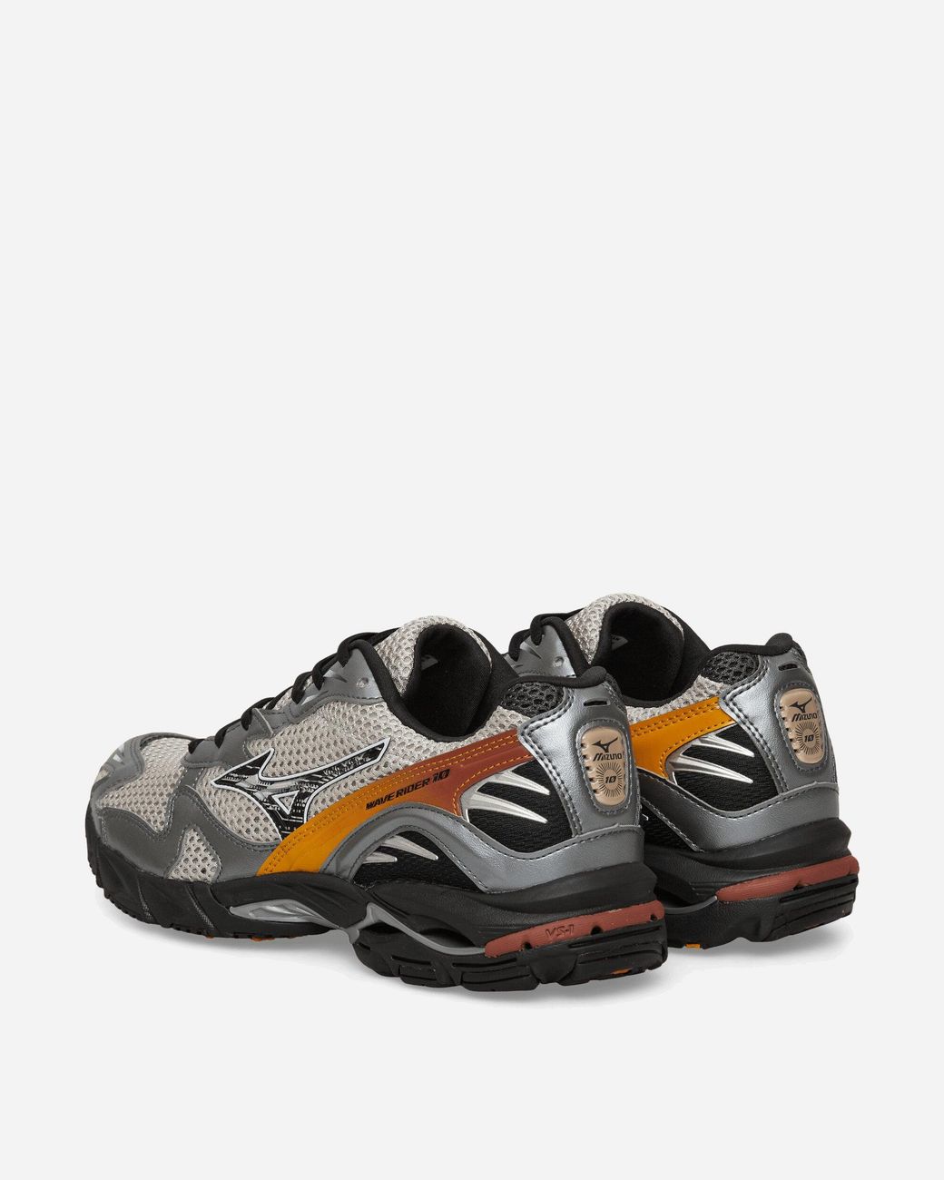 Mizuno Gray Wave Rider 10 Sneakers Harbor Mist Harvest for men