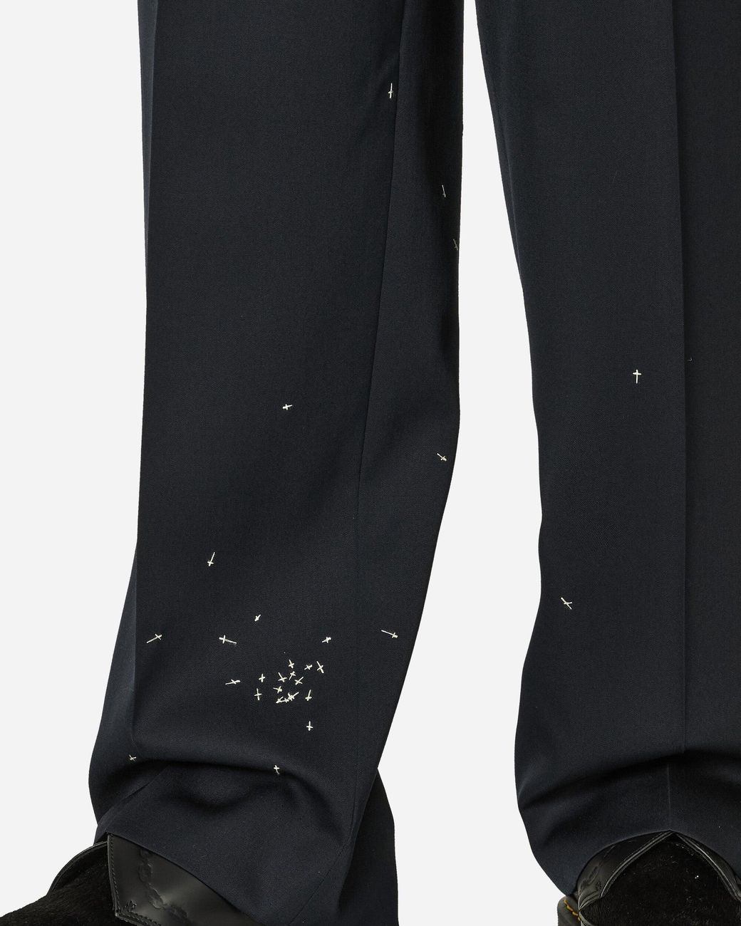 Undercover Black Pleated Pants Dark for men