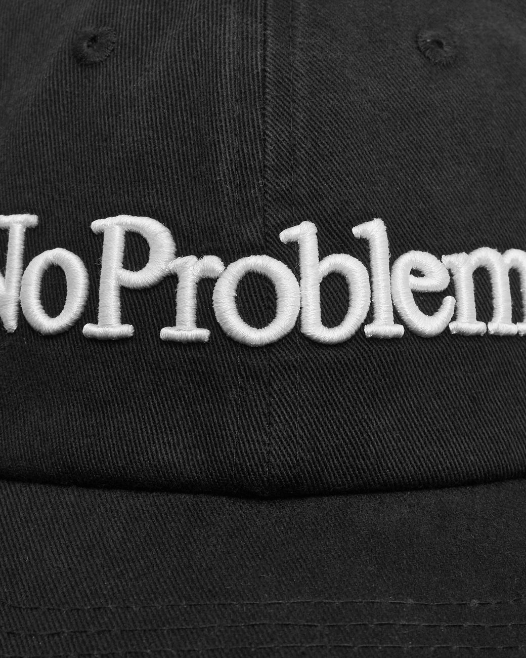 No Problemo Black Logo Cap for men