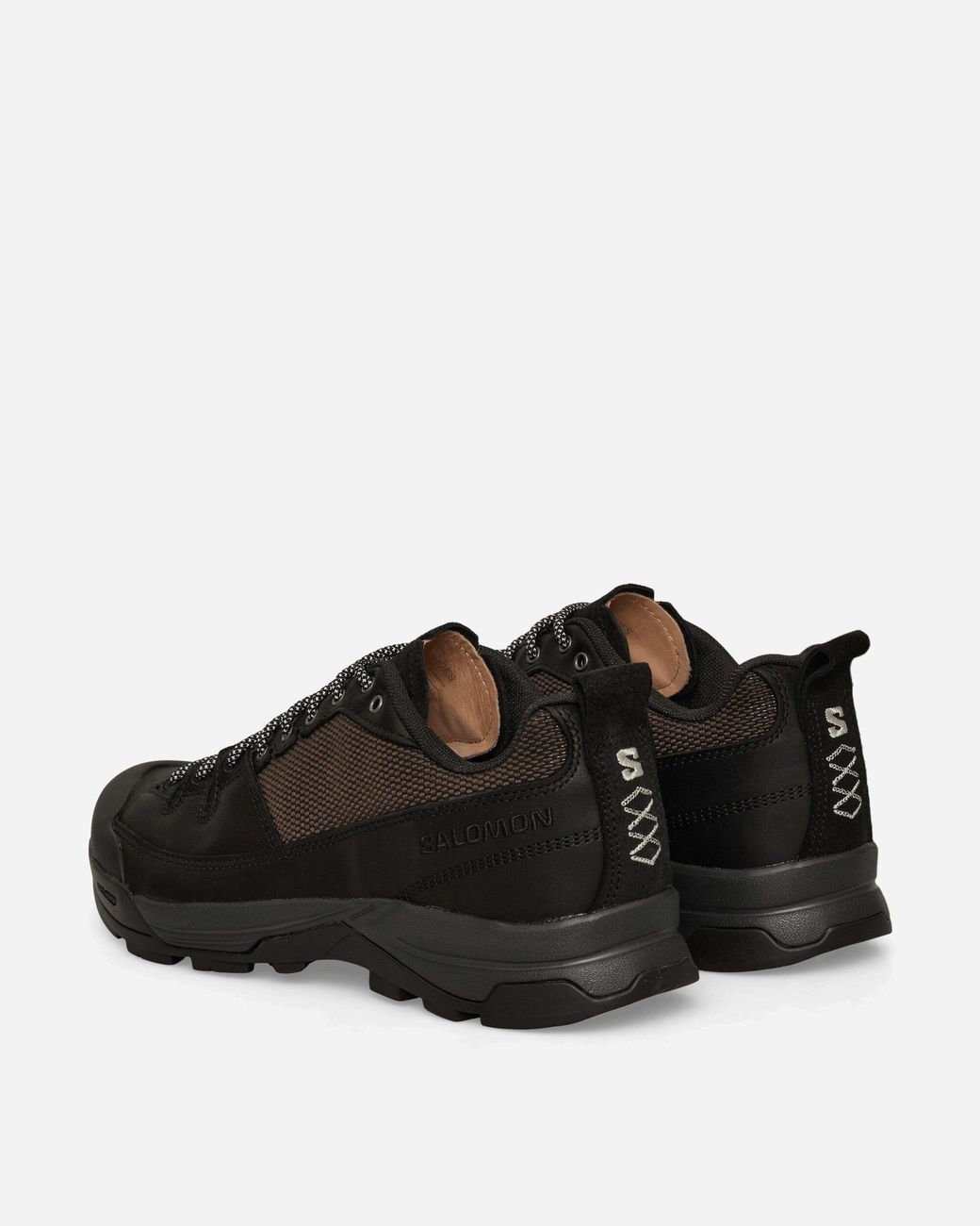 Salomon Black X-alp Alpine Echoes Sneakers / Earth Brown / Vanilla Ice for men