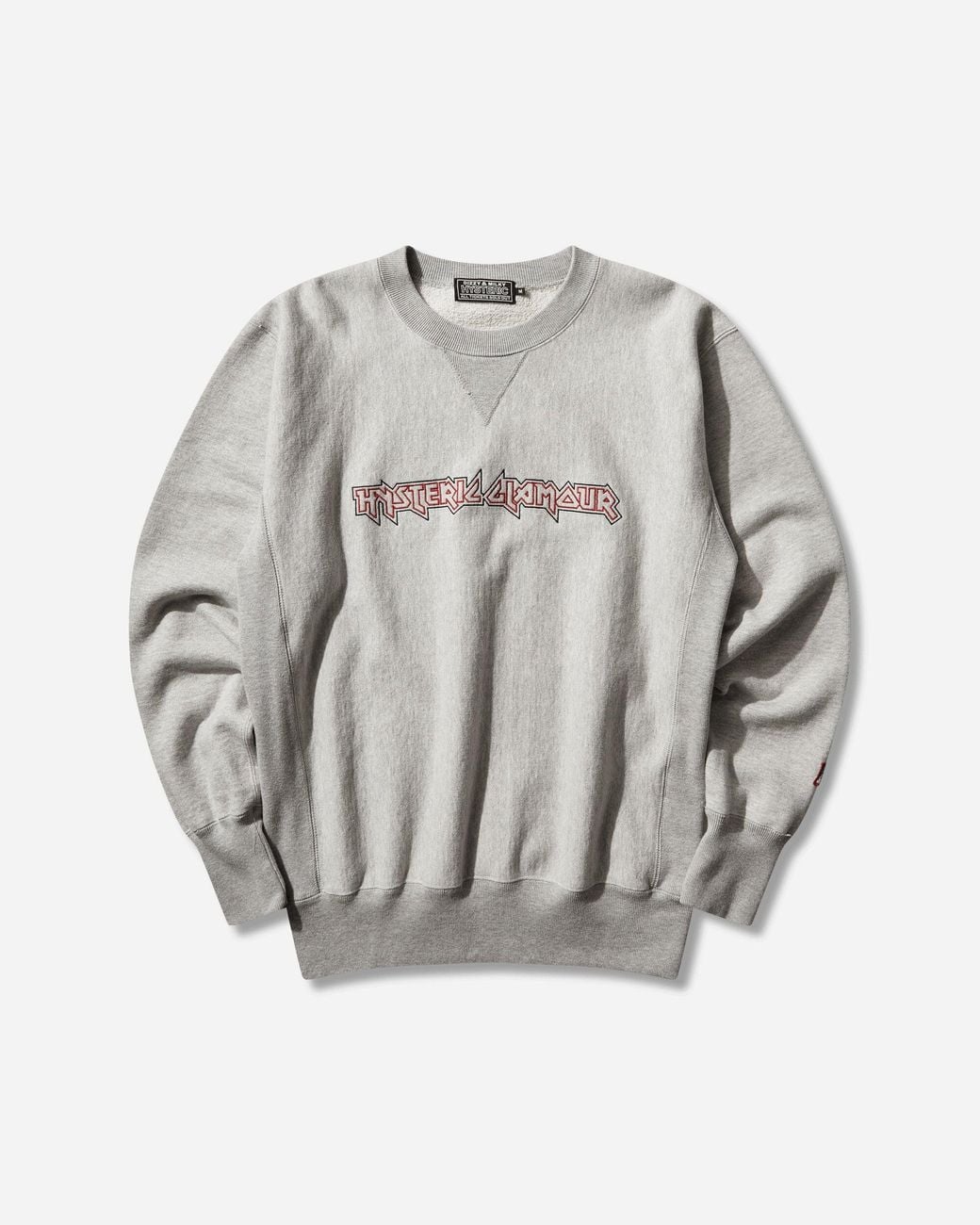 Hysteric Glamour Gray Men S Maiden Logo Embroidered Sweatshirt Grey for men