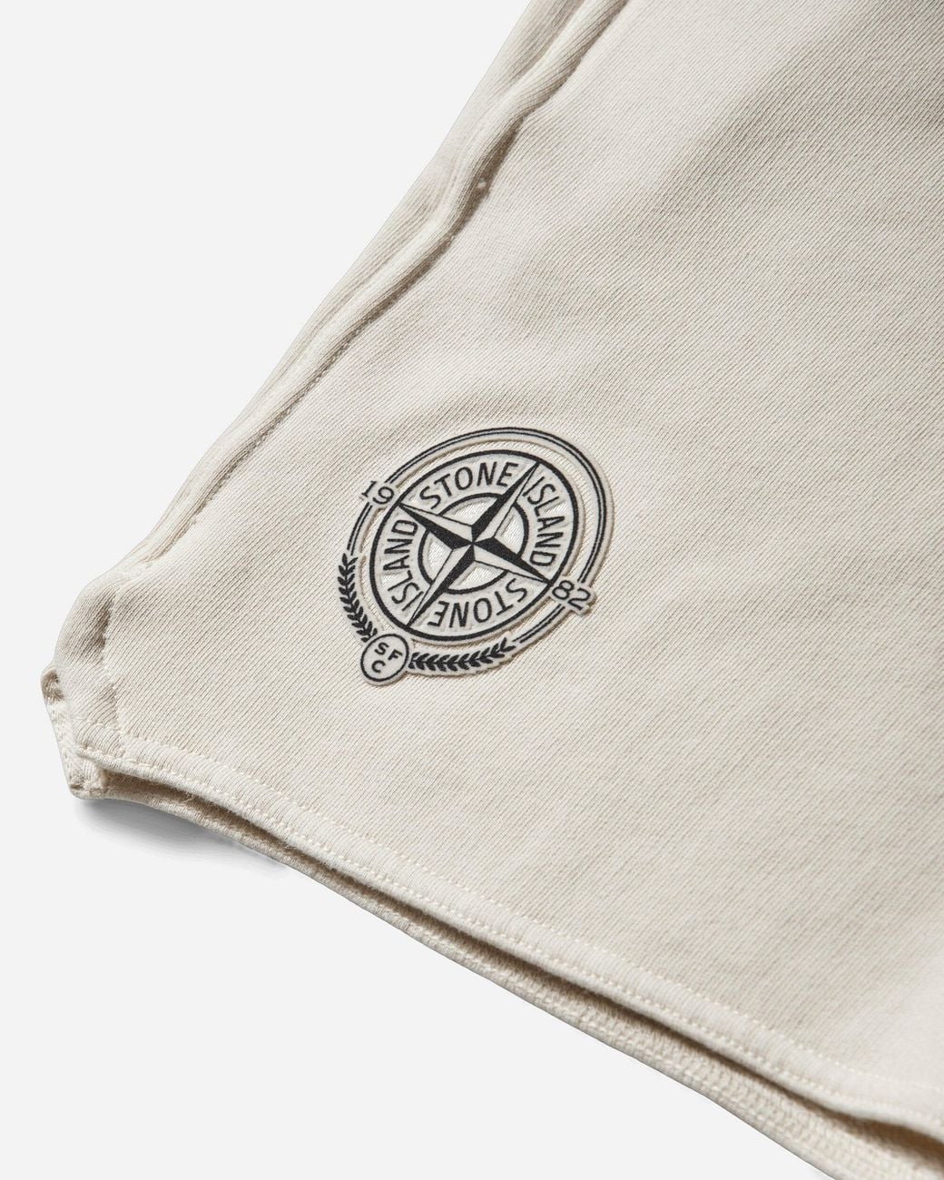 Stone Island Natural Men S New Balance Bermuda Shorts Ivory for men