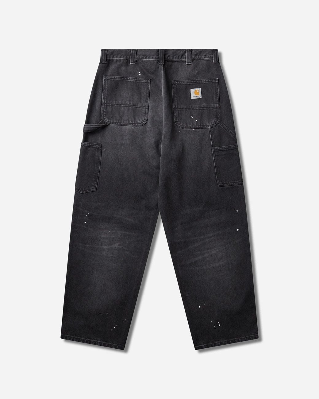 Carhartt Gray Og Single Knee Pants (Destroy Wash) for men