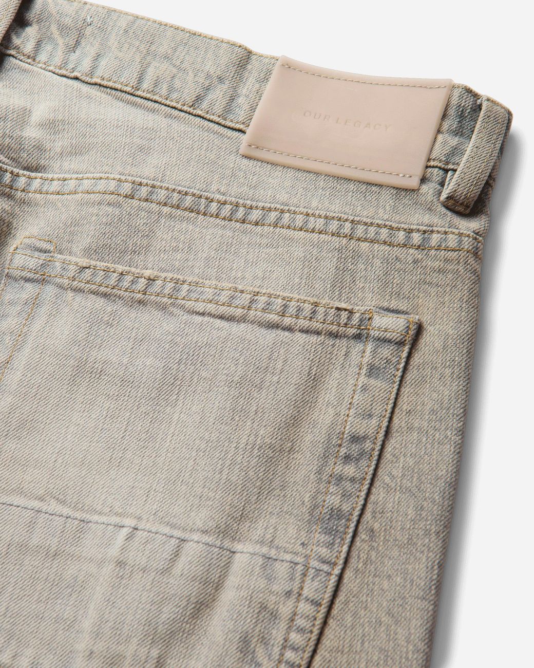 Our Legacy White S Third Cut Jeans Wolfpack Wash for men
